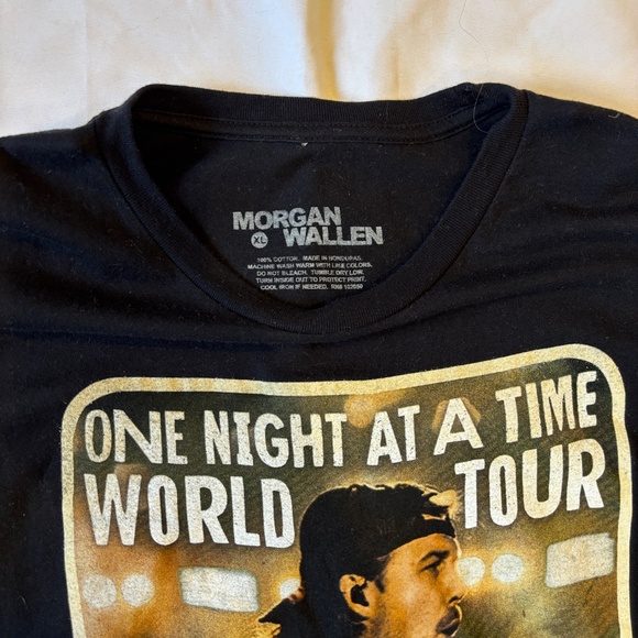 Morgan Wallen One Night at a Time 2024 World Tour Country T-Shirt XL Nashville - Picture 3 of 5